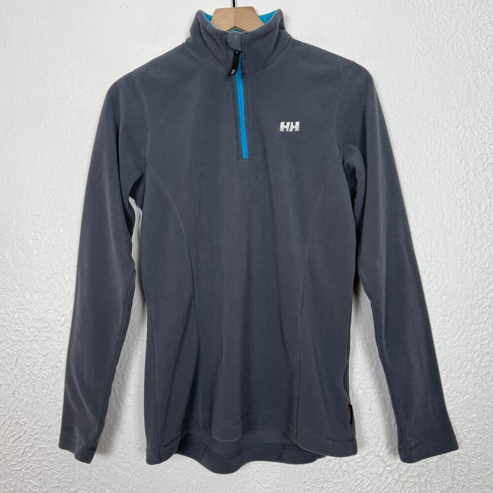 Helly Hansen Women's Daybreaker 1/2 Zip Fleece Mid-Layer Pullover Grey Large